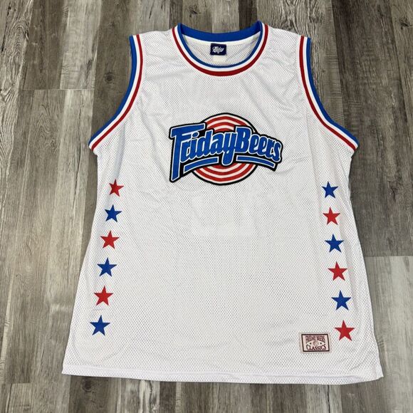 Size XL - Friday Beers Tune Squad Inspired Men's Basketball Jersey - Picture 1 of 5
